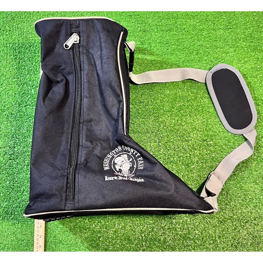 Tahoe Western Boot Bag Heavy Duty Travel Embroidered Washington ‎ 3 Layer Padded